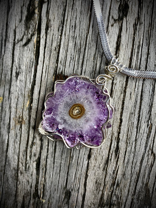 Amethyst Stalactite