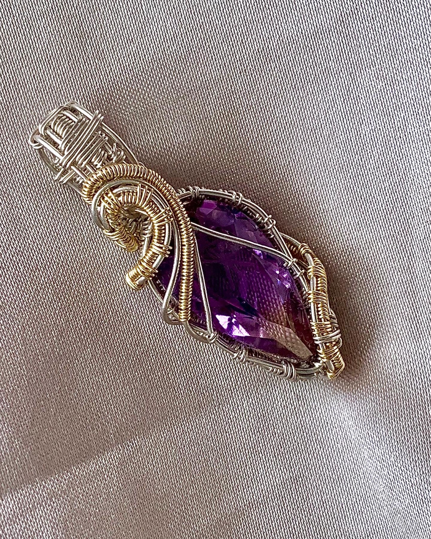 Faceted Ametrine