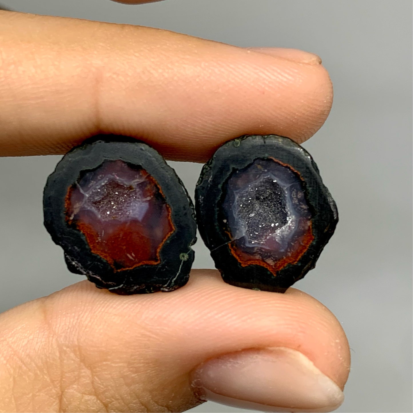 Black Agate Geodes